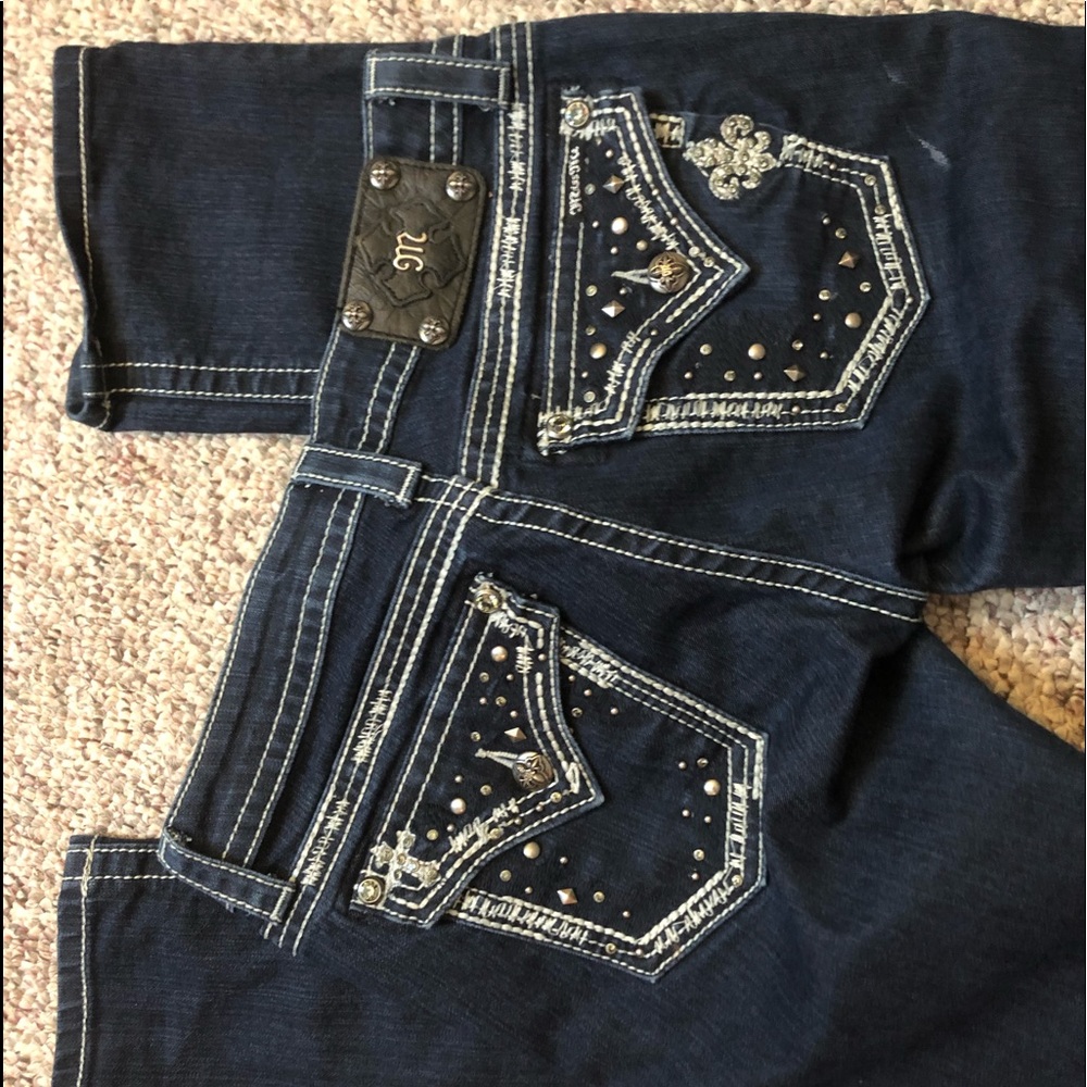 Miss Me jeans barely worn! Cute butt jeans!